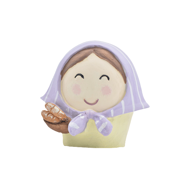 Donna con pane